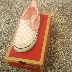 Vans 8c pink/white